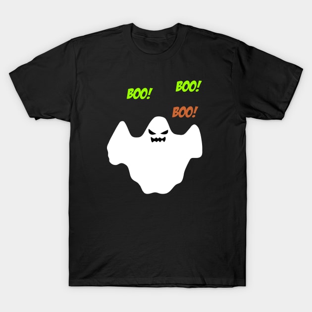 halloween ghost T-Shirt by Carolina Cabreira